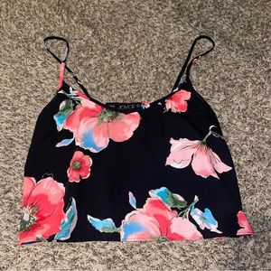 Floral cami crop top